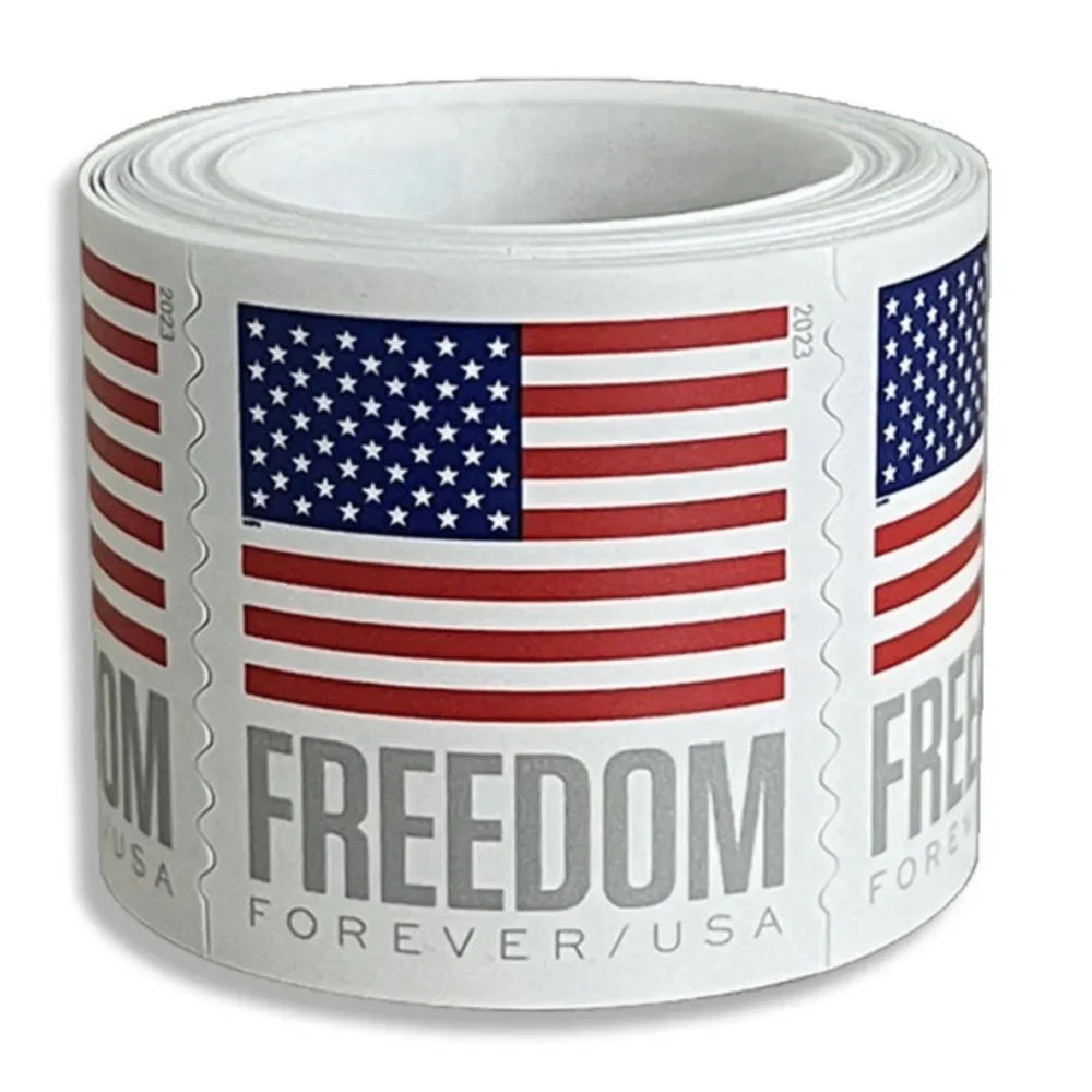 Forever Roll 100 Forever U.S Flag Postage